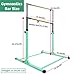 PROMFMOVE Gymnastics Bar for Kids and Teenage Ages 3-15, Gymnastic Training Bar Horizontal Bar Adjustable Height, Gymnastic Training Equipment for Home and Club Use