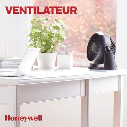 Wentylator Honeywell TurboForce (ciche chłodzenie, pochylenie w zakresie 90°, 3 poziomy prędkości, możliwość montażu na ścianie, wentylator stołowy) HT900E