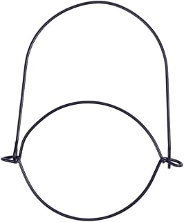 Zerodeko 8pcs Rings Wide Mouth Canning Jar Hooks Mason Jar Handles Wire Handles for Mason Metal Clothes Hanger Jar Carrying Handle Stainless Steel Jar Hangers Hanging Lid Led