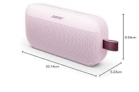 Bose SoundLink Flex Tragbarer Bluetooth Lautsprecher (2. Gen.), Outdoor Lautsprecher, wasserdicht und staubdicht, mit naturgetreuem Klang, bis zu 12 Stunden Akkulaufzeit, Blütenrosa – Limited Edition – Ansicht 7
