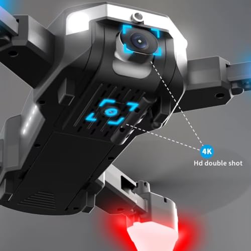 Image of Drone with 4k Camera Foldable 1080P HD Drone with FPV Live Video, Smart Gestures Selfie, Altitude Hold, One Key Take Off /Landing, 3D Flips for Kids and Adults.