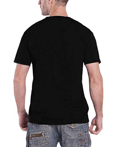 Death Note T Shirt Distressed Logo Anime Manga Official Mens Black Size L