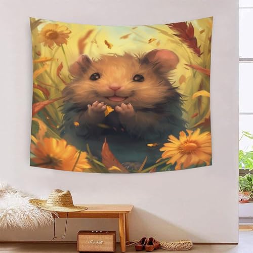 Tapisserie Cochon d'Inde 3D 180x230cm : Habillez vos Murs Vides