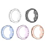 Tclosure - Carcasa protectora para Garmin Forerunner 45/Swim 2, TPU suave, para Garmin 2 GPS Natación Smartwatch