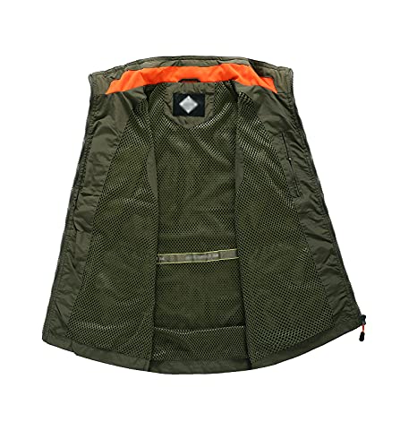 Image of Hbufnha Mens Lightweight Vest Work Travel Safari Sport Jacket Padded Puffer Vest