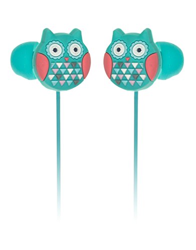 Gifting Gibudgowlbun Silicone Earbuds In-Ear Headphone Compatible With Ipod, Iphone, Ipad, Tablets And Smartphone Devices - Green Owl #TOP2