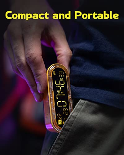 sharge 4 in 1 Multifunctional Timer: Digital Clock/Digital Timer/Countdown Timer/Pomodoro Timer, 5000mAh Portable Charger Included, 20W USB Fast Charging(Includes Capsule Portal, by Shargeek)