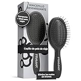 escovas de cabelo eletricas NEGRO MATE ELEGANTE – El clásico color negro mate hace que este cepillo de pelo sea tan sofisticado como funcional, perfecto para quienes aman un estilo limpio y atemporal.