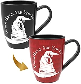 Harry Potter Sorting Hat Mug - Gryffindor | Heat Reveals The Hidden Hogwarts House | Thermal Pattern Change