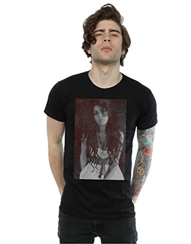 Image of Amy Winehouse Men's Back to Black Chalk Board T-Shirt X-Large Black
