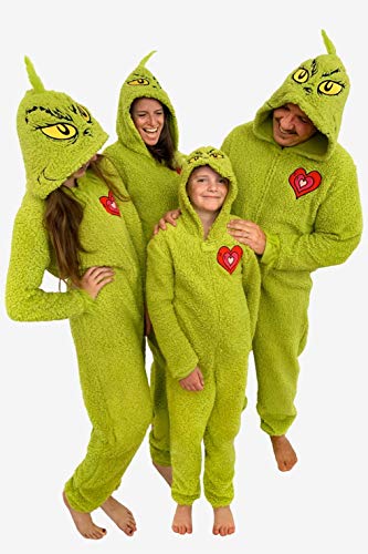 Dr. Seuss Matching Family Grinch Onesie Pajamas - Baby/Infant, 2T #TOP2