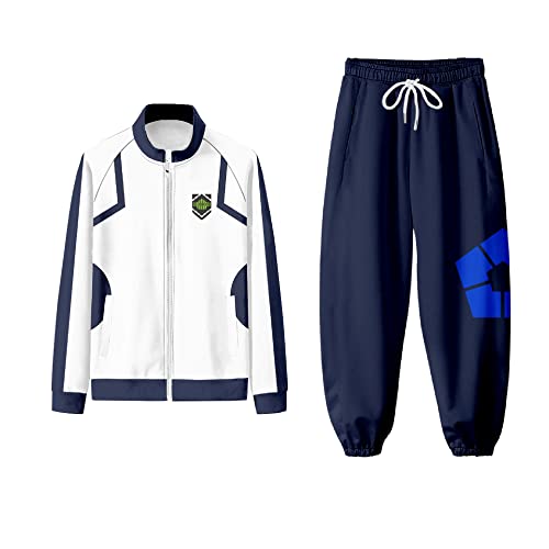 Amazon.com: CSOCKS Blue Lock Jacket and Pants Yoichi Isagi Cosplay