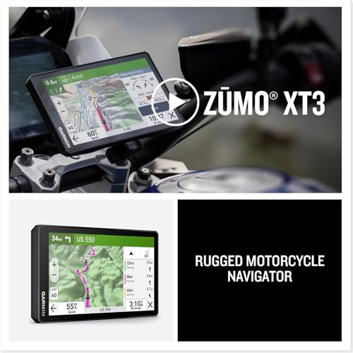 Garmin zūmo® XT3, 4.7” Rugged Motorcycle GPS, Lean Angles, Custom Route Planning, Adventurous Navigation, Group Rides, Garmin Performance Package Plan Option for Drag Racing Timer and Lap time Review by Garmin - Image 8