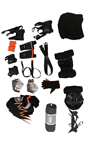Miccostumes Unisex Full Set Of Anime Winter Battle Suit Cosplay Costume Outfits With Accessories (Large, Black) #TOP5