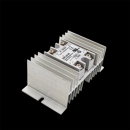 Base disipadora SSR para mitigar calor en relé monofásico de aluminio pequeño 10A 80A