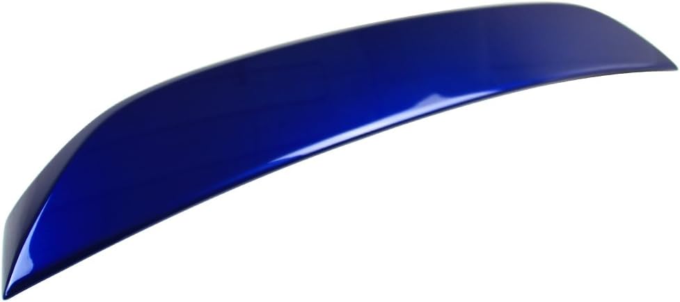 IKON MOTORSPORTS, Trunk Spoiler Compatible with 2000-2009 Honda S2000 AP1 AP2, OE Factory Style Painted #B66P Monte Carlo Blue Pearl ABS Plastic Rear Trunk Lid Spoiler Wing Lip