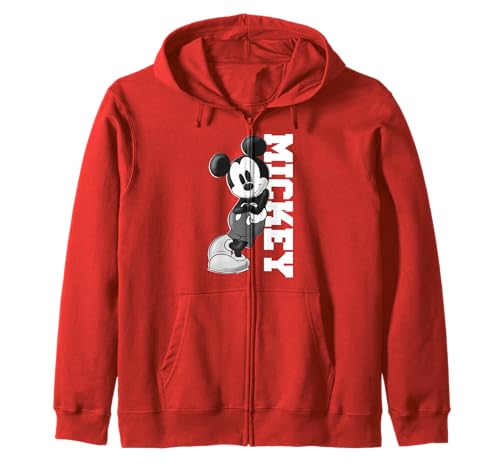 Disney Mickey And Friends Mickey Leaning Portrait Sweat à Capuche