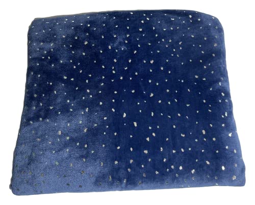 Eluandas Personalized Navy Embroidered Oversized Blanket #TOP8