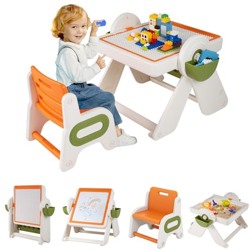 LIFEZEAL Mesita y Silla para Niños 18