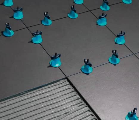 Bihui Tile Leveling Tools in use on tiles