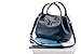 Baroncelli Italian Navy Blue Leather Purse for Women Genuine Soft Leather Medium Size Shoulder Crossbody Bag Made in Italy