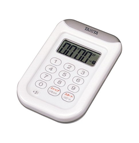 TANITA KitchenTimer with Magnet (White) TD-378 WH (Japan Import)