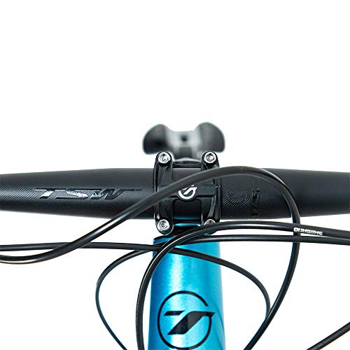 Bicicleta Stamina Importada Aro 29 Suspensão Freio a Disco Quadro 15,5 Alumínio Cinza/Azul - TSW