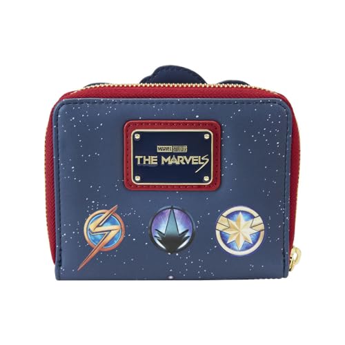 Loungefly Marvel The Marvel's Group Zip Around Wallet