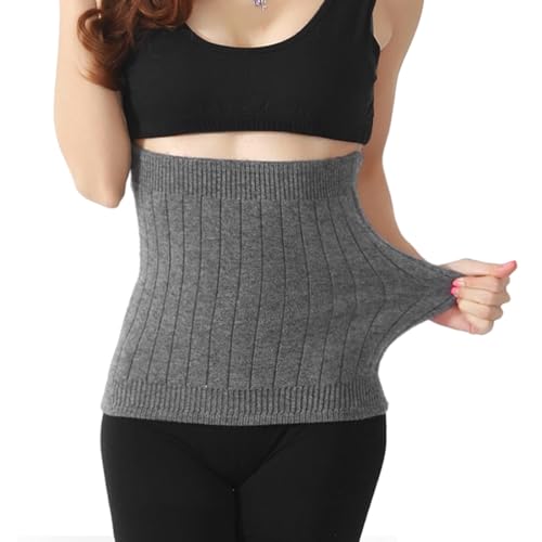PHCOZY 1 Lombaire Ceinture Hiver Anti Froid Chaude Reins Ceinture Lombaire Chauffante en Laine Ceinture Tricoté Conveint à Garder la Chaleur et Soulager Les Douleurs Lombaires