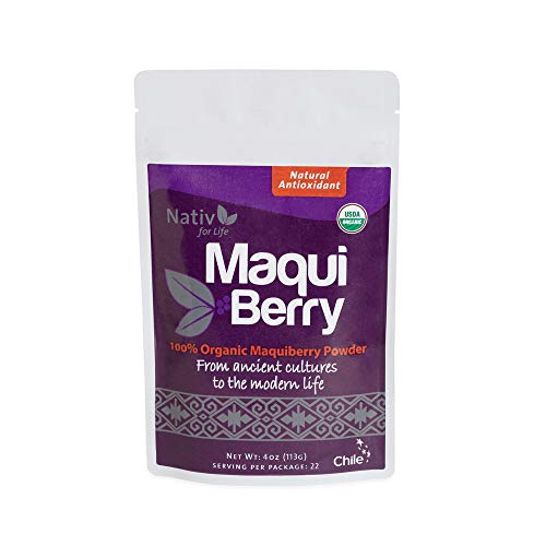 Maqui Berry Powder | 4 oz, Improves immune system - Great Antioxidant | Made in Chile