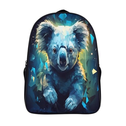 Mochila escolar koala 3D impermeable para guardería y niños de preescolar 40x28x16cm