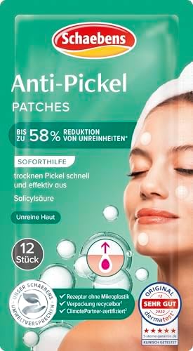 Schaebens Pure huid anti-puistjes patches de onmiddellijke hulp t...