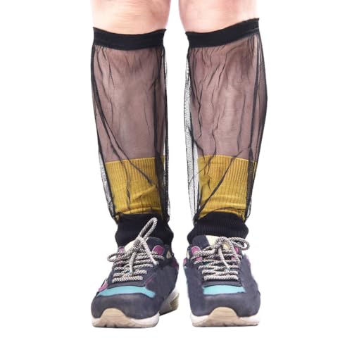 Operitacx Bite Pants Mesh Net Feet Protector for Hiking Halloween Season