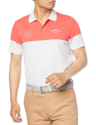 [キャロウェイ] ポロシャツ (ウエストボックス型) / 241-1134525 / ゴルフ メンズ 101_コーラル 3L 1枚目