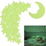 [Décoration de pièce polyvalente]: Le kit complet d'éléments phosphorescents s'accorde aux chambres d'enfants, fêtes ou décors à thème. Facile à utiliser, il offre un charme nocturne durable.