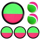 KOMEIYL Jeu Catch Ball et Toss, Balle Raquette Scratch Jeux, Jeu de Lancer Balle étanche E...