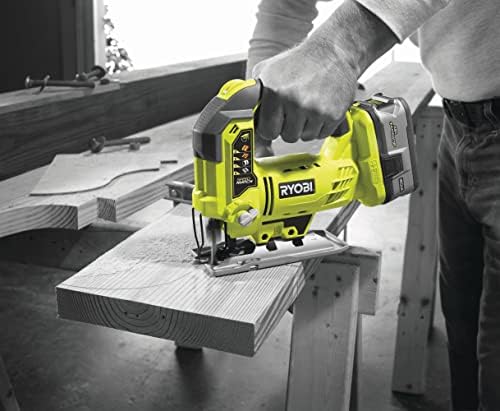 Ryobi R18JS-0 ONE+ Jigsaw with LED, 18 V (Body Only) - Green/Grey