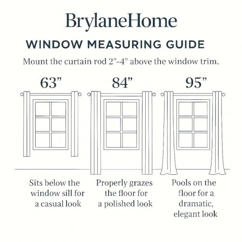 BrylaneHome BH Studio Sheer Voile Grommet Panel - 56" W 84" L, Seaglass - Thumbnail 5
