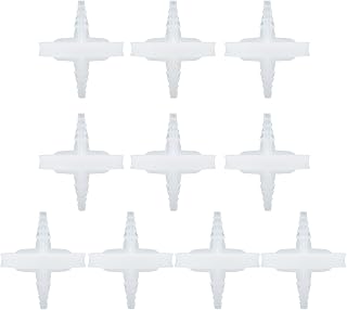 PTFE Venting Filters 0.22μm Hydrophobic 19.6 cm², 1/4"-1/2" Stepped Hose Barb Inlet/Outlet, Pack of 10