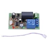  Módulo de relé del interruptor del temporizador de apagado del temporizador de retardo del disparador de 220 V CA 1 s-60 s / 1 s-5 min ajustable (tiempo de retardo de 1 s-60 s)