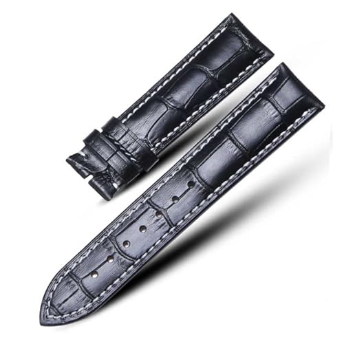 Image of RTRCAGAKM 14,18,19,20,22mm Watch Strap Fit For Longines Master Collection Fit For Longines Elegant 1832 Fit For Longines Record Evidenza Watchband(Black NO Clasp,22 with logo)