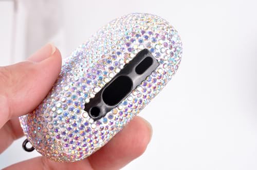 Sparkly Case Compatible with AirPods Pro 3 Generation(2025) with Keychain,Shockproof Protective Premium Bling Rhinestone Cover Skin for AirPods Pro 3 Charging Case (AB for Pro 3rd) by AXCUWS - Image 5
