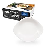 Villeroy & Boch - Vapiano Pastateller Set 2 Teilig, Pastateller Groß Tief Weiß, Nudelteller...