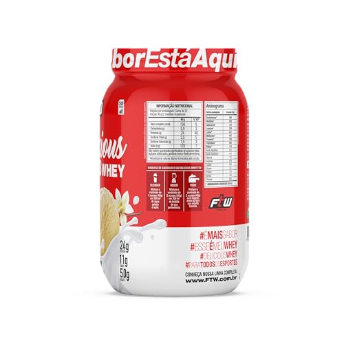 Fitoway Delicious 3 Whey 900G Baunilha