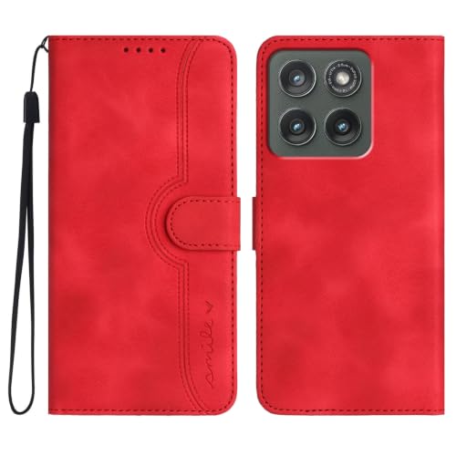 JLHYYXH Motorola Edge 70 Pro 5G�Ή� �v���~�A�����u���[���C�L�b�N�X�^���h �ϏՌ��N���W�b�g�J�[�h�X���b�g�E�H���b�g�P�[�X �t���b�v�J�o�[�P�[�X Motorola Edge 70 Pro 5G-���b�h