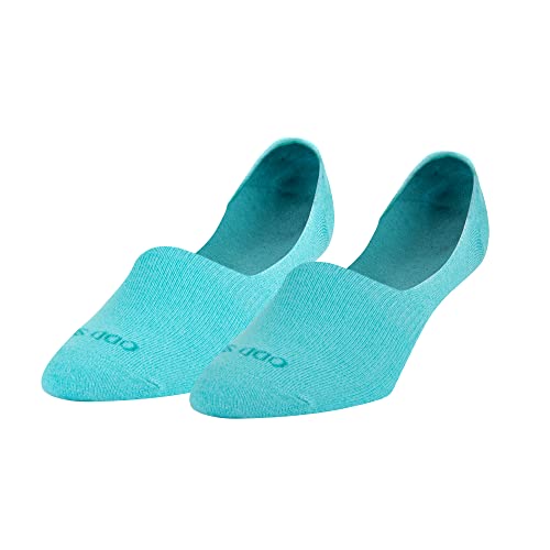 Image of Odd Sox - Basix Unisex Large No Show Socks - Mint Heather - Soft Cotton Blend Low Profile Fit - Lightweight, Breathable, Everyday Comfort for Men & WomenBasix No Show Liner Socks for Men, Low Comfort