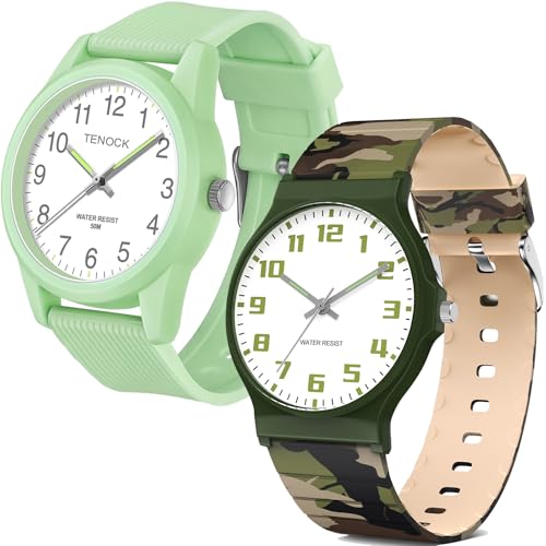 Kids Analog Watch Boys Girls, 30M Waterproof, Sports Watch for Boys, Easy to Read Children's Thin Dial Wrist Watches with Soft Band, for Ages 5-15 Kids Great Birthday Gifts Christmas Day