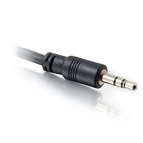 C2G 40108 3.5Mm Stereo Audio Cable With Low Profile Connectors M/M, In-Wall Cmg-Rated (35 Feet, 10.66 Meters) Black #TOP3