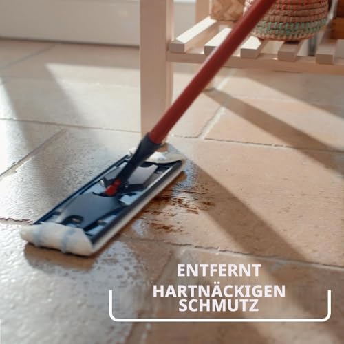 Vileda H2PrO Bodenwischer Ersatzbezug | Mikrofaser Bezug | Entfernt hartnäckigem Schmutz | einfache Befestigung am Rahmen | maschinenwaschbar | langlebiger Wisch-Mopp | für alle Hartböden | 1er Pack