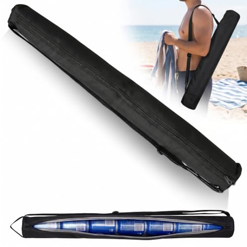 Golf Beer Cooler Sleeve Bag, 7 Can Insulated Beverages Cooler Tube Bag Adjustable Oxford Shoulder Strap Leakproof Beverage Storage Case Funny Golf Gif